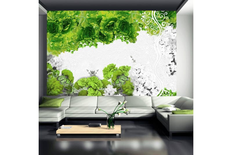 Valokuvatapetti Colors Of Spring Green 350x245, Artgeist sp. z o. o.