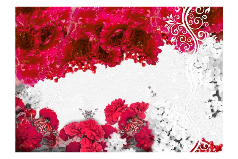 Valokuvatapetti Colors Of Spring Red 300x210 - Artgeist sp. z o. o. - Sisustustuotteet - Seinäkoristeet - Tapetit - Valokuvatapetit