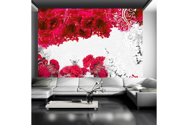 Valokuvatapetti Colors Of Spring Red 350x245, Artgeist sp. z o. o.
