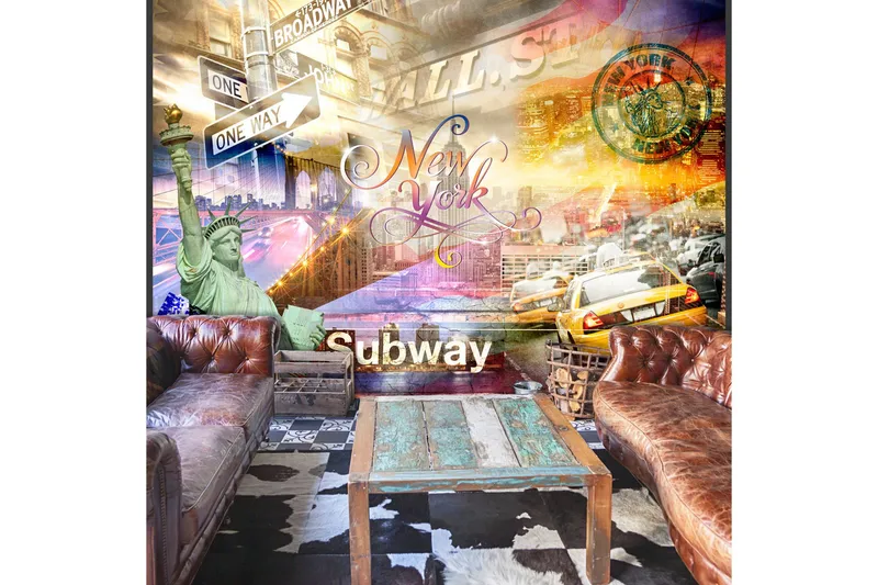 Valokuvatapetti Colorsof NYC 400x280, Artgeist sp. z o. o.