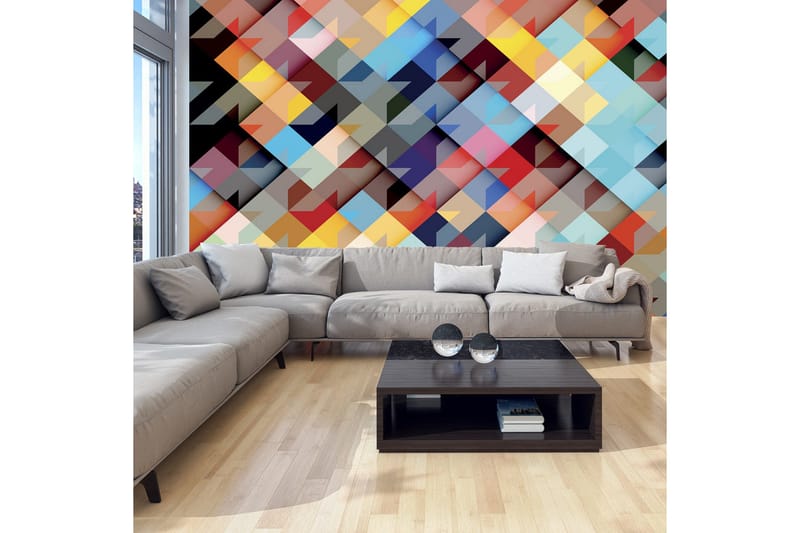 Valokuvatapetti Colour Patchwork 100x70, Artgeist sp. z o. o.