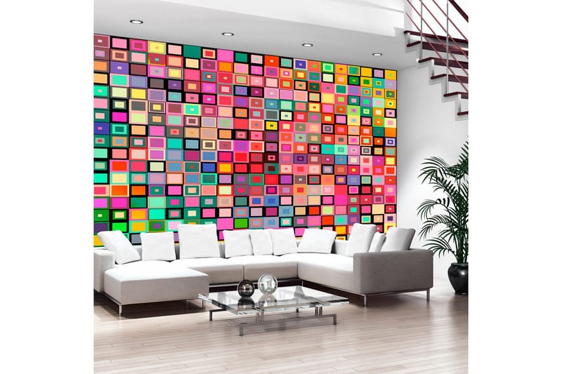 Valokuvatapetti Colourful Boxes 200x140, Artgeist sp. z o. o.