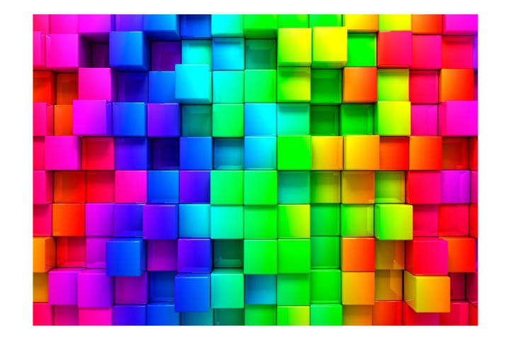 Valokuvatapetti Colourful Cubes 300x210 - Artgeist sp. z o. o. - Valokuvatapetit