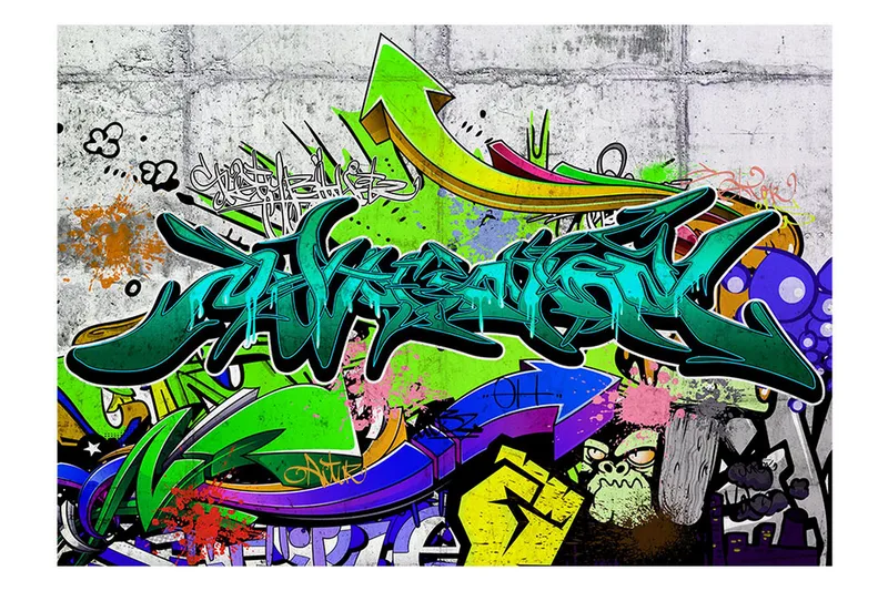 Valokuvatapetti Colours Of A City 400x280 - Artgeist sp. z o. o. - Sisustustuotteet - Seinäkoristeet - Tapetit - Valokuvatapetit