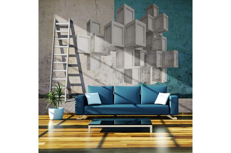 Valokuvatapetti Concrete Blocks 300x231 - Artgeist sp. z o. o. - Sisustustuotteet - Seinäkoristeet - Tapetit - Valokuvatapetit