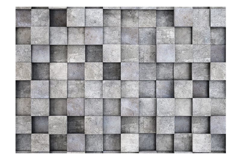 Valokuvatapetti Concrete Cube 100x70 - Artgeist sp. z o. o. - Sisustustuotteet - Seinäkoristeet - Tapetit - Valokuvatapetit