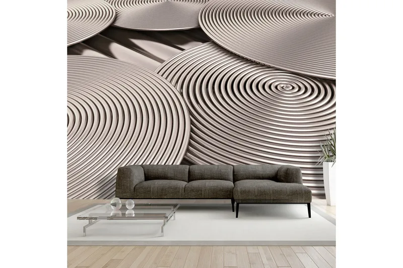 Valokuvatapetti Copper Spirals 300x210, Artgeist sp. z o. o.