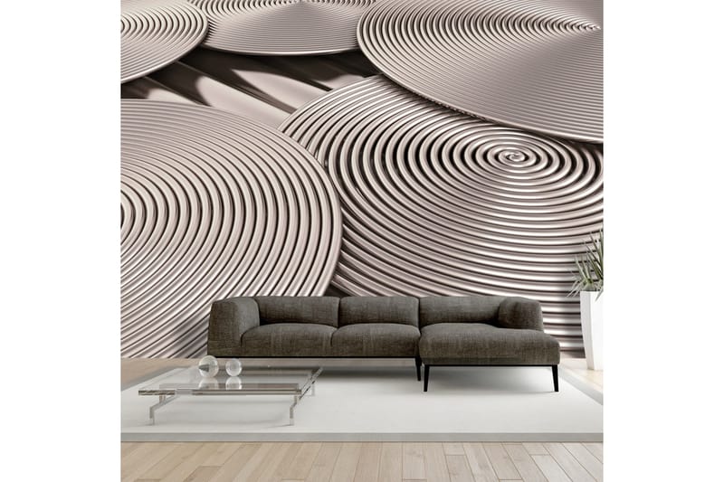 Valokuvatapetti Copper Spirals 350x245, Artgeist sp. z o. o.