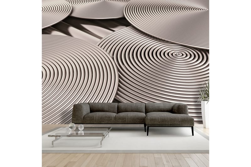 Valokuvatapetti Copper Spirals 350x245, Artgeist sp. z o. o.