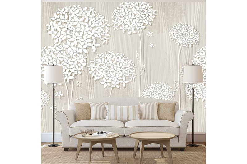 Valokuvatapetti Creamy Daintiness 250x175 - Artgeist sp. z o. o. - Sisustustuotteet - Seinäkoristeet - Tapetit - Valokuvatapetit