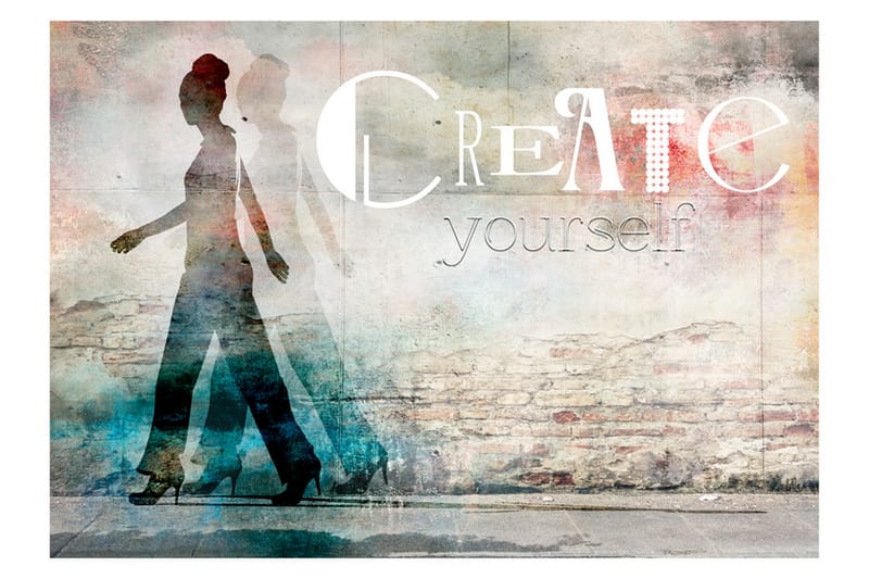 Valokuvatapetti Create Yourself 100x70 - Artgeist sp. z o. o. - Sisustustuotteet - Seinäkoristeet - Tapetit - Valokuvatapetit