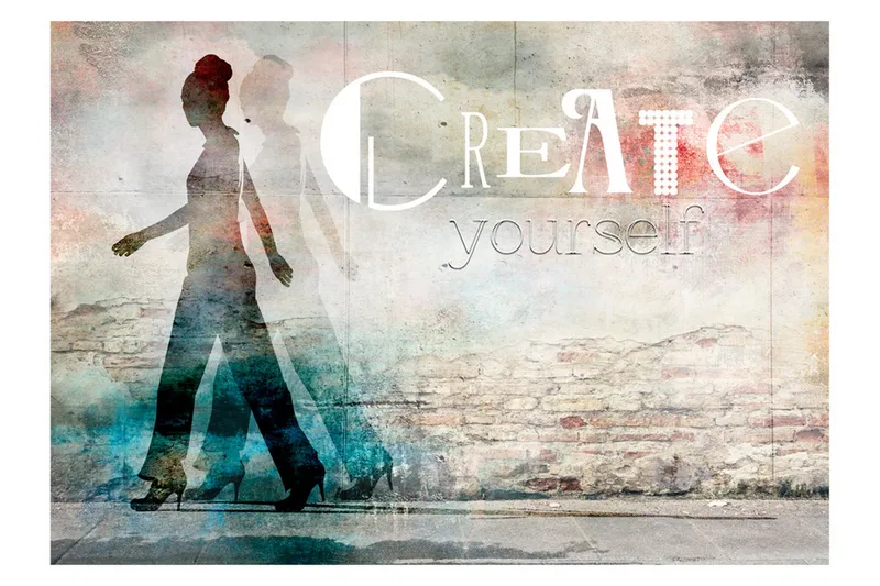 Valokuvatapetti Create Yourself 200x140 - Artgeist sp. z o. o. - Sisustustuotteet - Seinäkoristeet - Tapetit - Valokuvatapetit