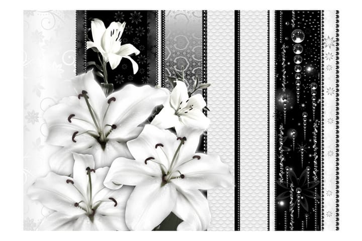 Valokuvatapetti Crying Lilies In White 300x210 - Artgeist sp. z o. o. - Valokuvatapetit