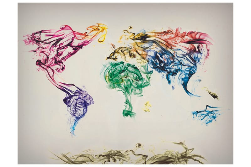 Valokuvatapetti Dancing Smoke Trails 350x270 - Artgeist sp. z o. o. - Sisustustuotteet - Seinäkoristeet - Tapetit - Valokuvatapetit