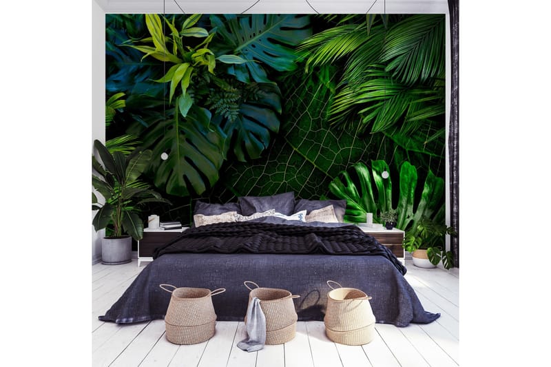 Valokuvatapetti Dark Jungle 200x140 - Artgeist sp. z o. o. - Sisustustuotteet - Seinäkoristeet - Tapetit - Valokuvatapetit