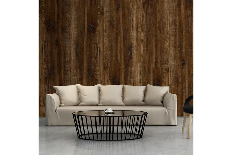 Valokuvatapetti Dark Wood 50x1000, Artgeist sp. z o. o.