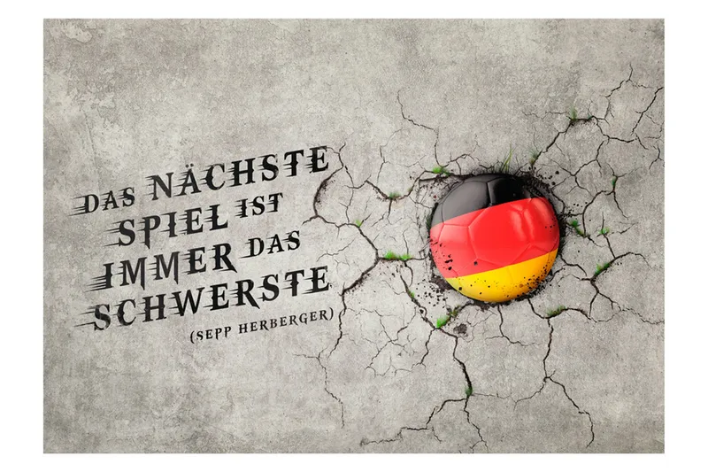 Valokuvatapetti Das N ächste Spiel Ist Immer 300x210 - Artgeist sp. z o. o. - Sisustustuotteet - Seinäkoristeet - Tapetit - Valokuvatapetit