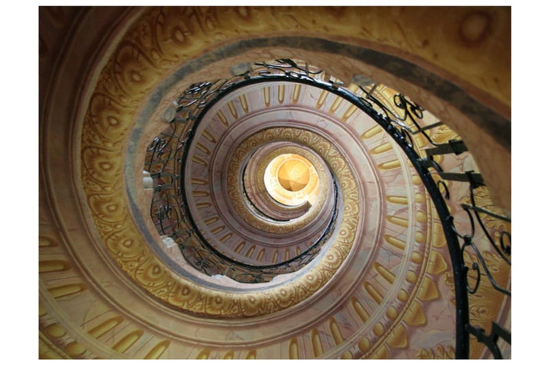 Valokuvatapetti Decorative Spiral Stairs 350x270, Artgeist sp. z o. o.