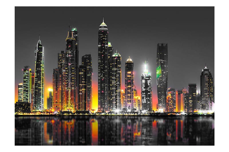 Valokuvatapetti Desert City Dubai 200x140 - Artgeist sp. z o. o. - Sisustustuotteet - Seinäkoristeet - Tapetit - Valokuvatapetit