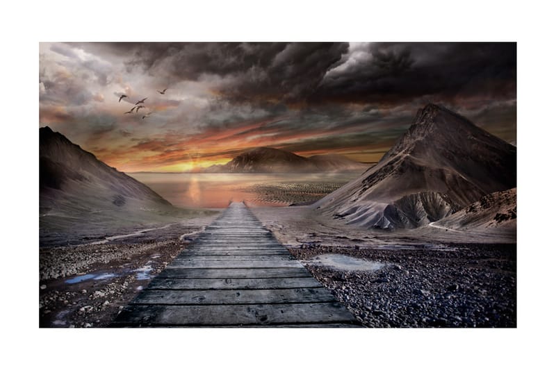 Valokuvatapetti Deserted Mark 450x270 - Artgeist sp. z o. o. - Sisustustuotteet - Seinäkoristeet - Tapetit - Valokuvatapetit