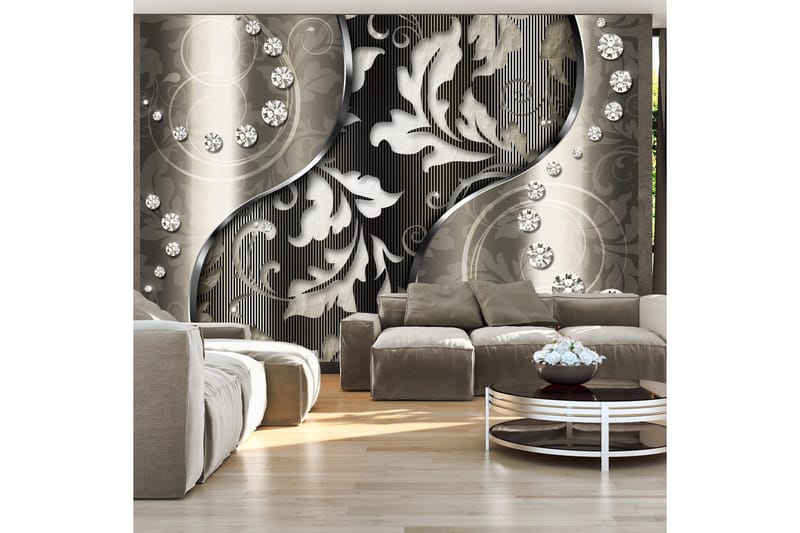 Valokuvatapetti Diamond Leaves 250x175, Artgeist sp. z o. o.