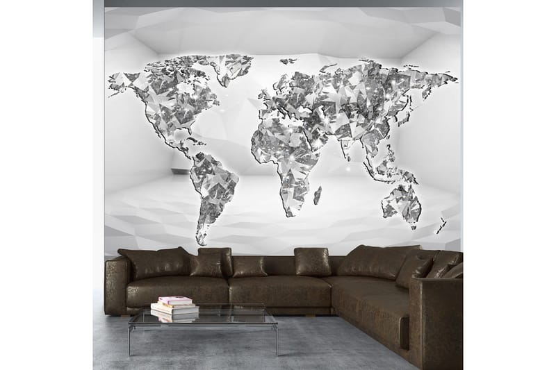 Valokuvatapetti Diamond Map 350x245, Artgeist sp. z o. o.