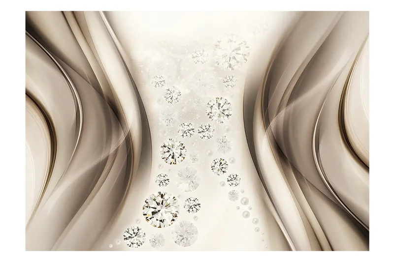 Valokuvatapetti Diamond Rain 250x175 - Artgeist sp. z o. o. - Sisustustuotteet - Seinäkoristeet - Tapetit - Valokuvatapetit