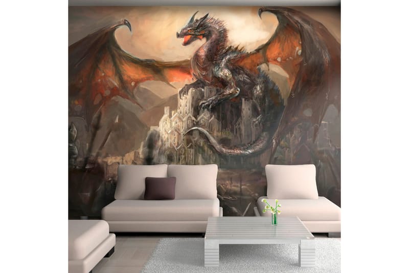 Valokuvatapetti Dragon Castle 300x210 - Artgeist sp. z o. o. - Sisustustuotteet - Seinäkoristeet - Tapetit - Valokuvatapetit