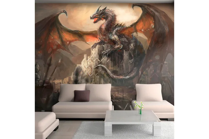 Valokuvatapetti Dragon Castle 400x280, Artgeist sp. z o. o.