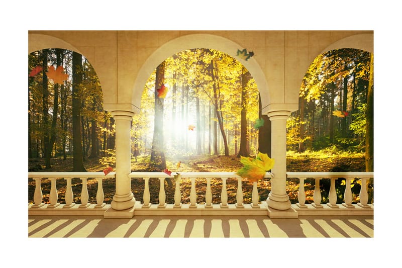 Valokuvatapetti Dream About Autumnal Forest 450x270, Artgeist sp. z o. o.