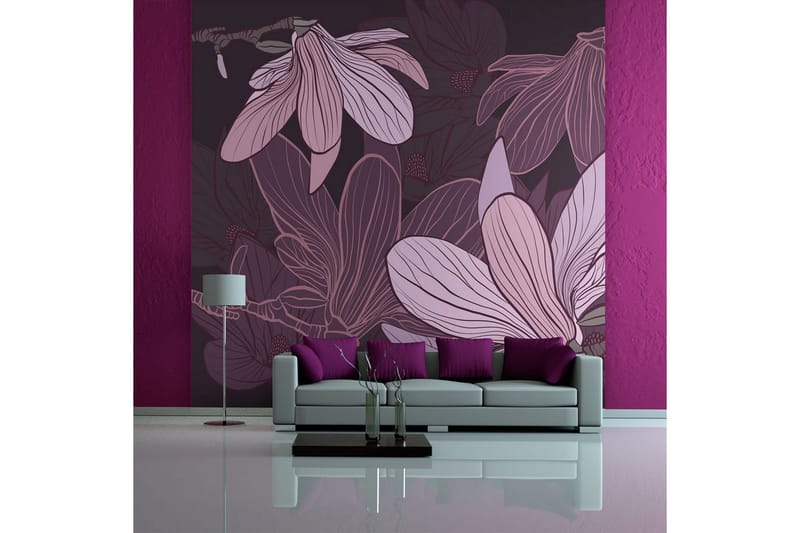 Valokuvatapetti Dreamy Flowers 200x154 - Artgeist sp. z o. o. - Sisustustuotteet - Seinäkoristeet - Tapetit - Valokuvatapetit