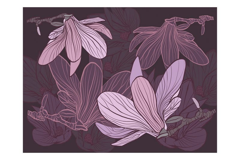 Valokuvatapetti Dreamy Flowers 300x231, Artgeist sp. z o. o.