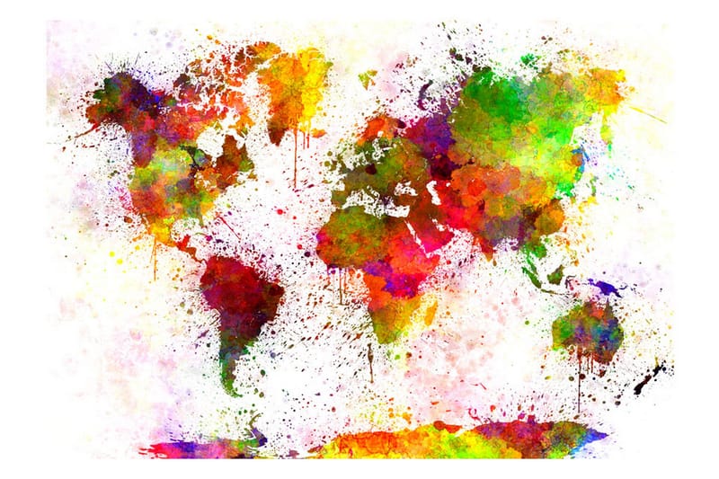 Valokuvatapetti Dyed World 250x175 - Artgeist sp. z o. o. - Sisustustuotteet - Seinäkoristeet - Tapetit - Valokuvatapetit