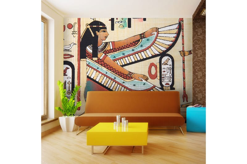Valokuvatapetti Egyptiläinen kuvio 200x154 - Artgeist sp. z o. o. - Sisustustuotteet - Seinäkoristeet - Tapetit - Valokuvatapetit