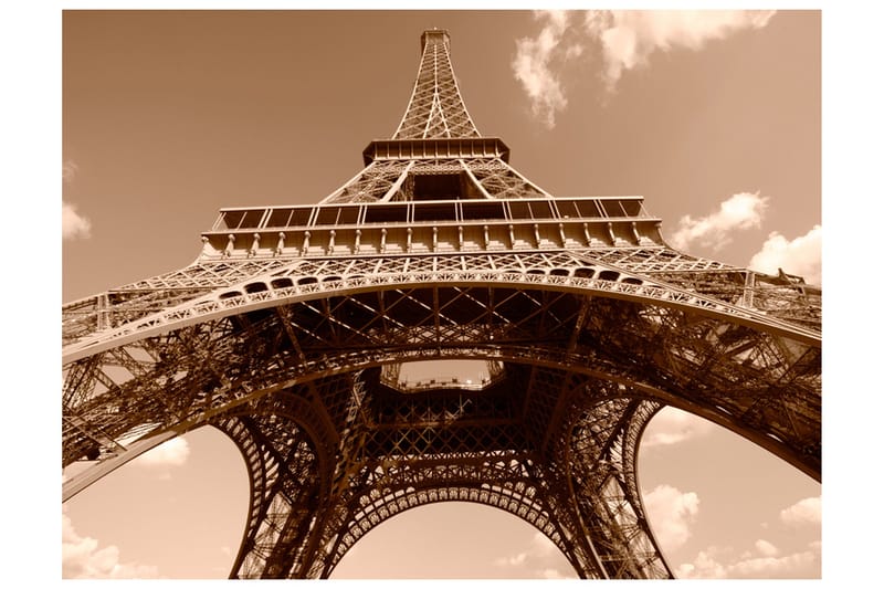 Valokuvatapetti Eiffel-torni Seepia 250x193, Artgeist sp. z o. o.