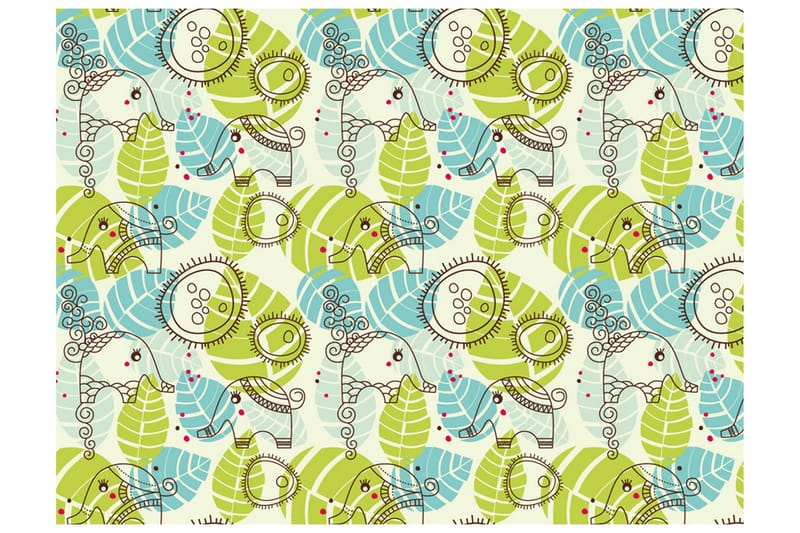 Valokuvatapetti Elefantit Lapsille 250x193, Artgeist sp. z o. o.