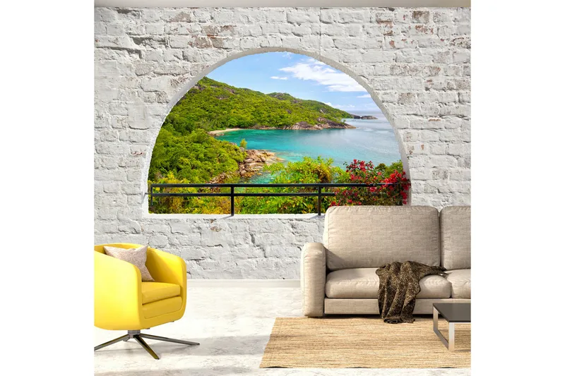 Valokuvatapetti Emerald Island 100x70, Artgeist sp. z o. o.