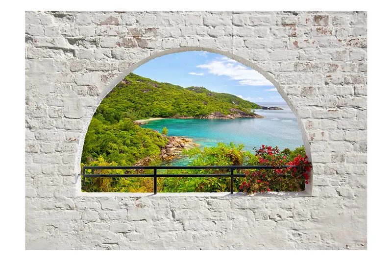 Valokuvatapetti Emerald Island 100x70 - Artgeist sp. z o. o. - Sisustustuotteet - Seinäkoristeet - Tapetit - Valokuvatapetit