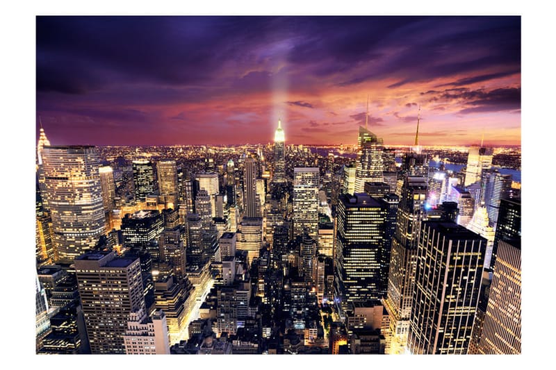 Valokuvatapetti Evening In New York City 250x175 - Artgeist sp. z o. o. - Sisustustuotteet - Seinäkoristeet - Tapetit - Valokuvatapetit