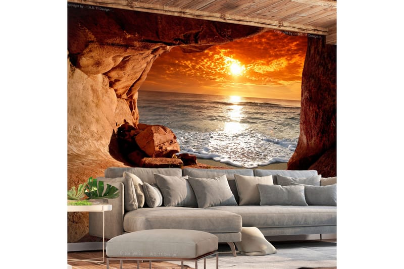 Valokuvatapetti Exit From The Cave 200x140 - Artgeist sp. z o. o. - Sisustustuotteet - Seinäkoristeet - Tapetit - Valokuvatapetit