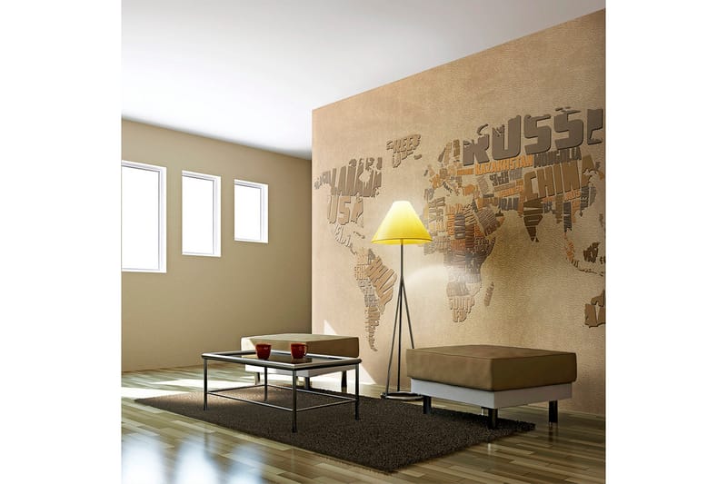 Valokuvatapetti Explorers Map Of The World 200x154, Artgeist sp. z o. o.