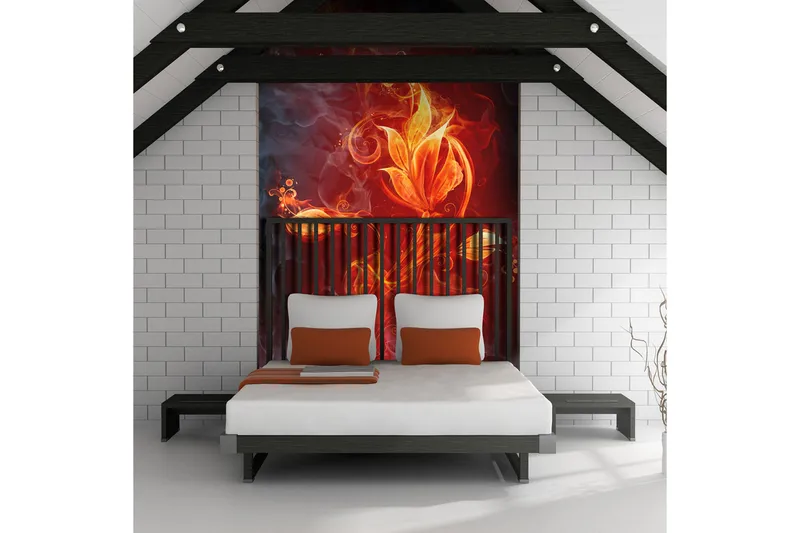 Valokuvatapetti Fiery Flower 400x309, Artgeist sp. z o. o.