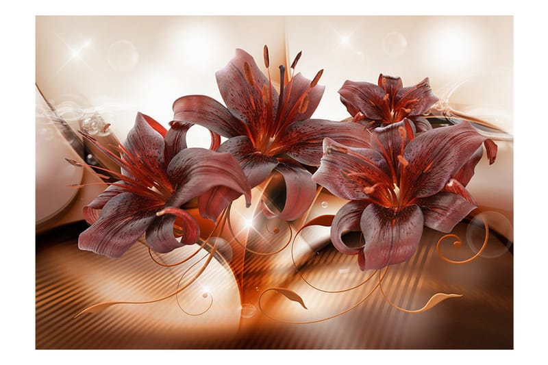 Valokuvatapetti Fiery Temperament 200x140 - Artgeist sp. z o. o. - Sisustustuotteet - Seinäkoristeet - Tapetit - Valokuvatapetit