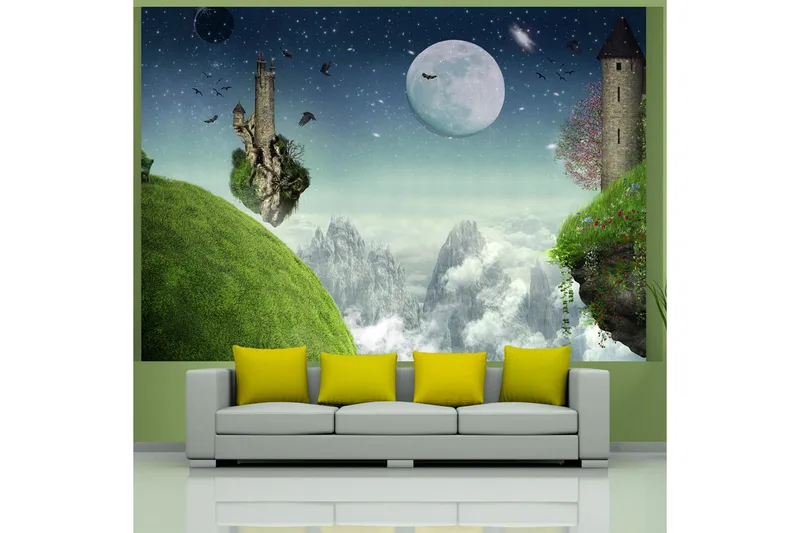 Valokuvatapetti Flight Over The Mountains 350x245, Artgeist sp. z o. o.