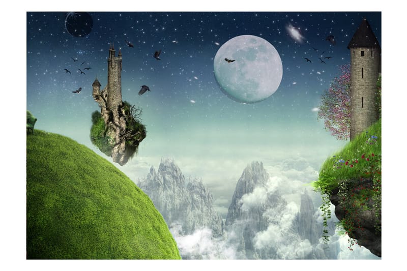 Valokuvatapetti Flight Over The Mountains 400x280 - Artgeist sp. z o. o. - Sisustustuotteet - Seinäkoristeet - Tapetit - Valokuvatapetit