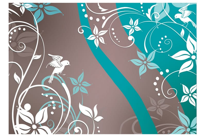 Valokuvatapetti Floral Fantasy III 150x105 - Artgeist sp. z o. o. - Sisustustuotteet - Seinäkoristeet - Tapetit - Valokuvatapetit
