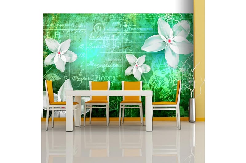 Valokuvatapetti Floral Notes III 300x210, Artgeist sp. z o. o.