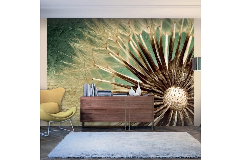 Valokuvatapetti Focus On Dandelion 200x154 - Artgeist sp. z o. o. - Sisustustuotteet - Seinäkoristeet - Tapetit - Valokuvatapetit