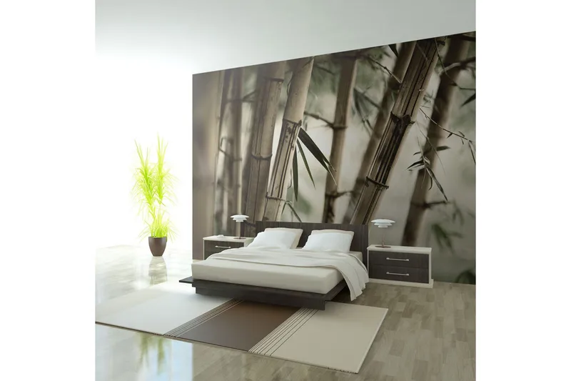 Valokuvatapetti Fog And Bamboo Forest 450x270 - Artgeist sp. z o. o. - Sisustustuotteet - Seinäkoristeet - Tapetit - Valokuvatapetit