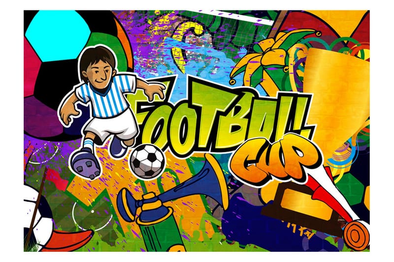 Valokuvatapetti Football Cup 150x105, Artgeist sp. z o. o.